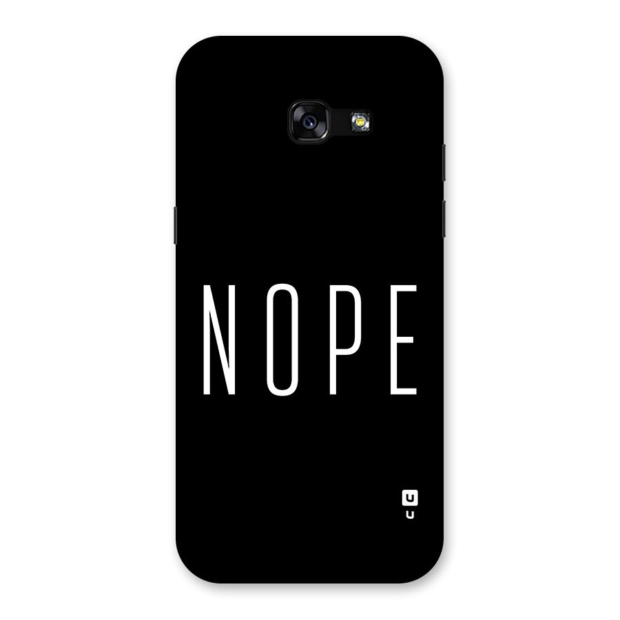 Minimalistic Nope Back Case for Galaxy A5 2017