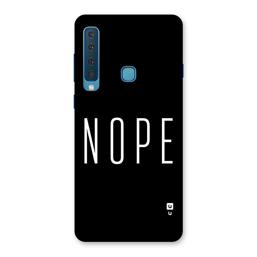 Minimalistic Nope Back Case for Galaxy A9 (2018)