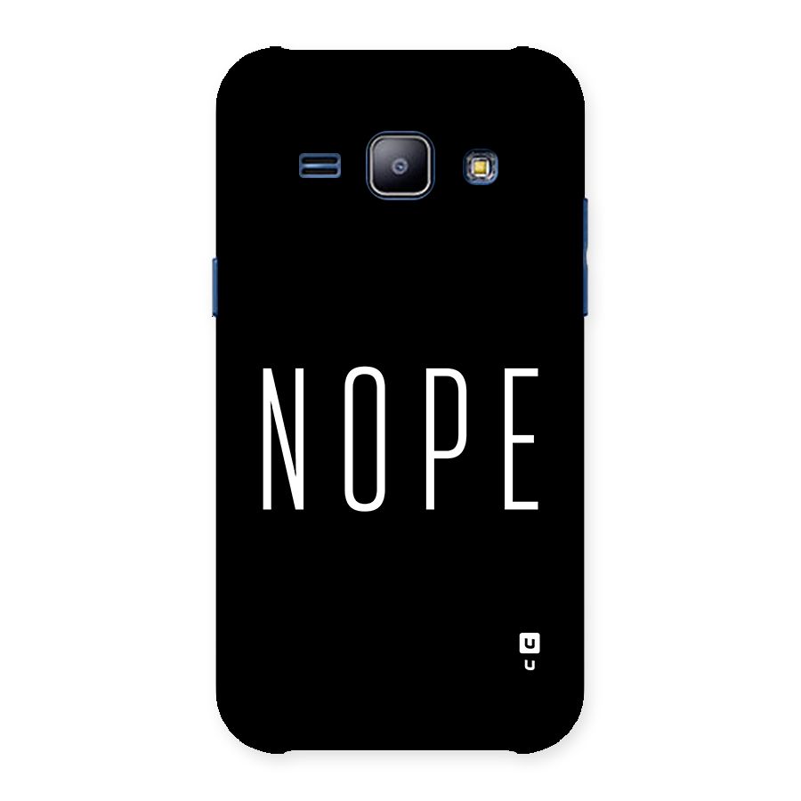 Minimalistic Nope Back Case for Galaxy J1