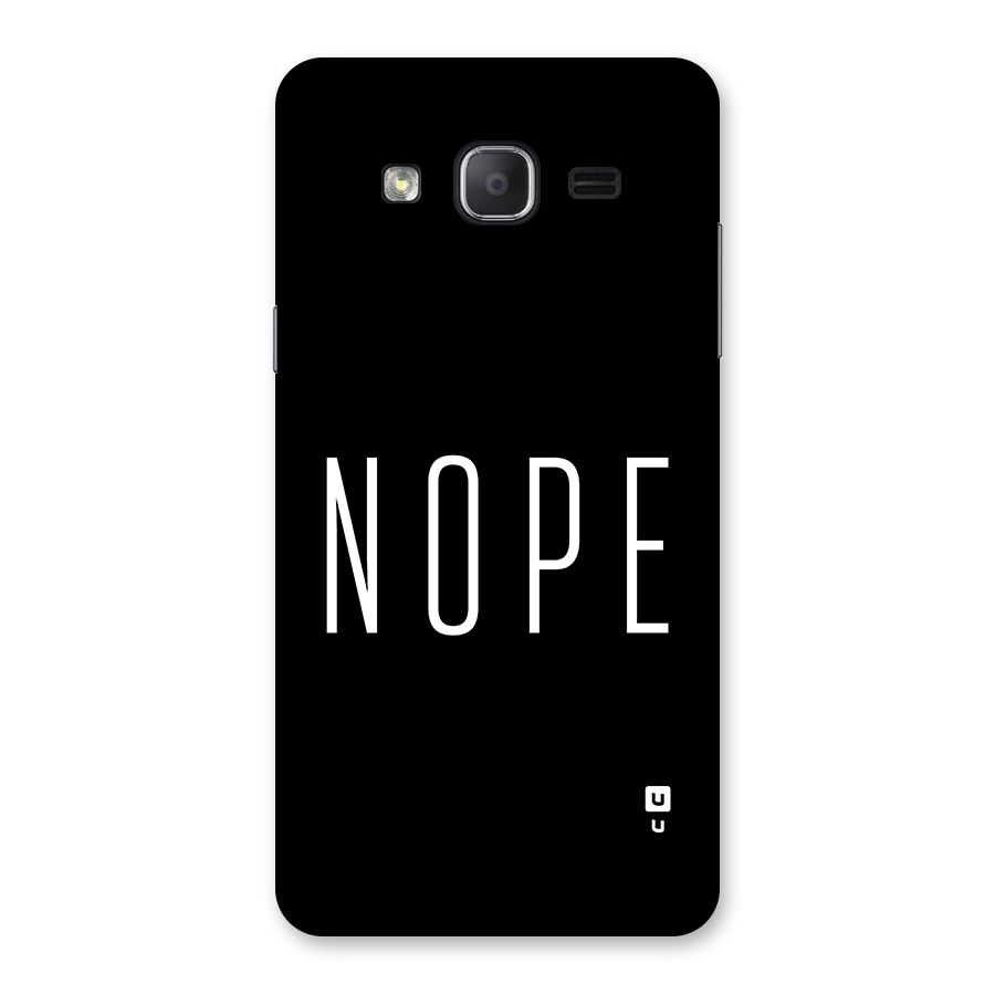 Minimalistic Nope Back Case for Galaxy On7 2015