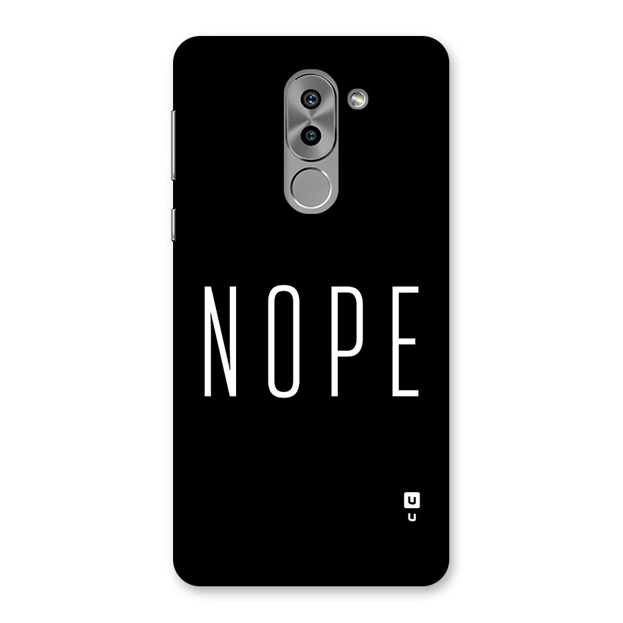 Minimalistic Nope Back Case for Honor 6X