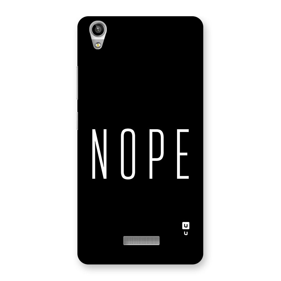 Minimalistic Nope Back Case for Lava Pixel V1