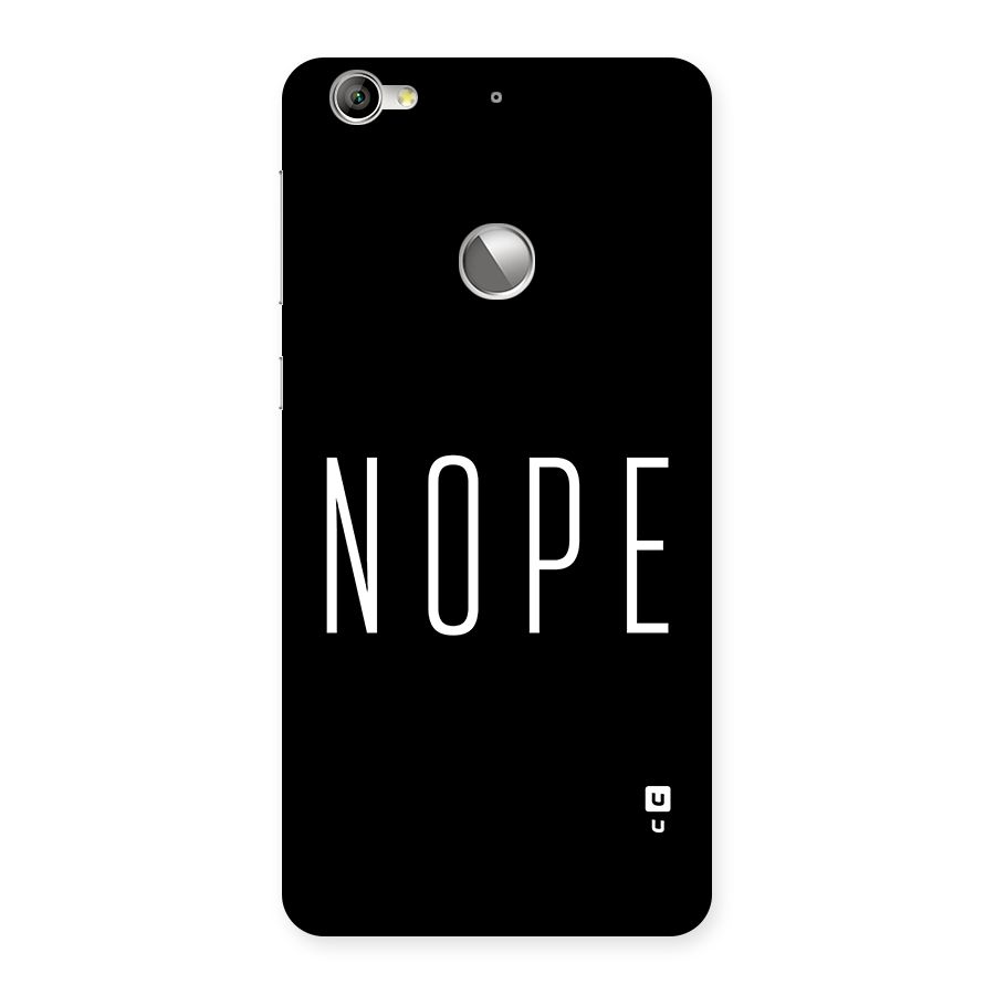 Minimalistic Nope Back Case for Le 1S