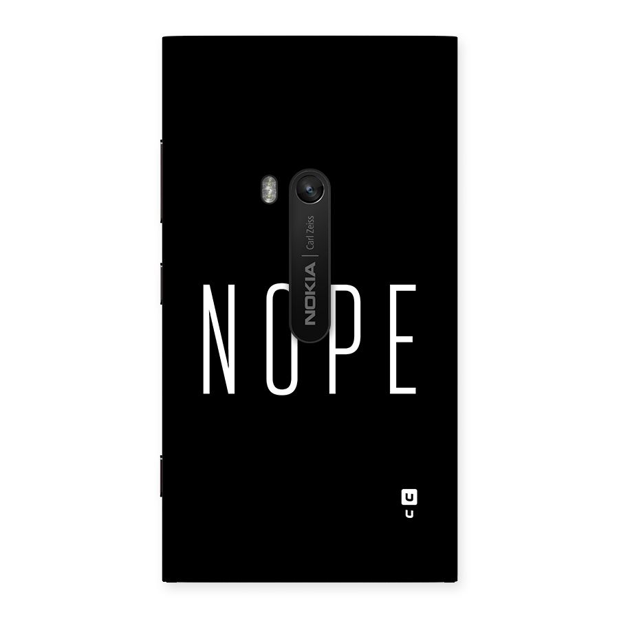 Minimalistic Nope Back Case for Lumia 920