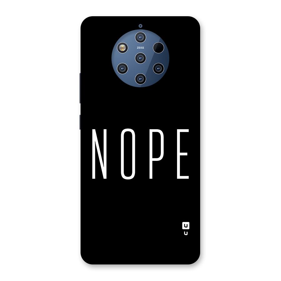 Minimalistic Nope Back Case for Nokia 9 PureView
