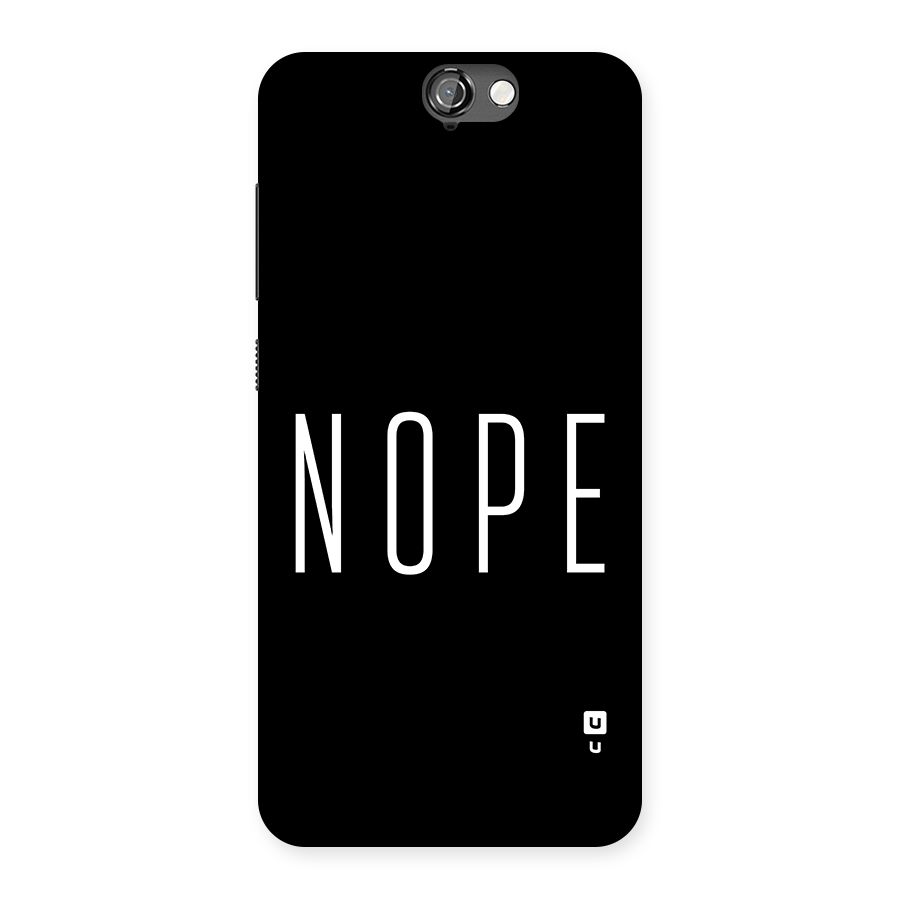 Minimalistic Nope Back Case for One A9