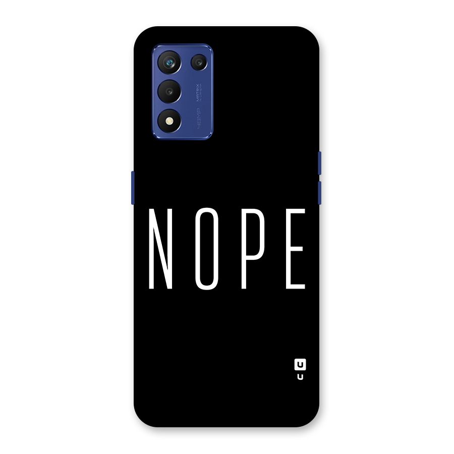 Minimalistic Nope Back Case for Realme 9 5G Speed