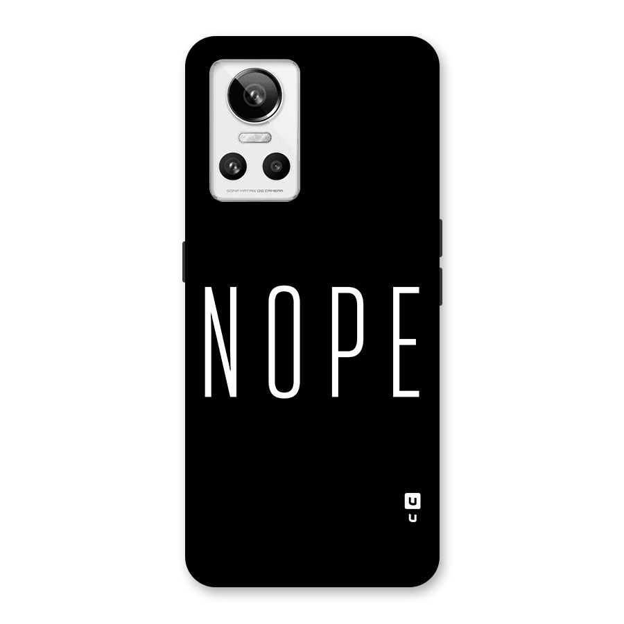 Minimalistic Nope Back Case for Realme GT Neo 3