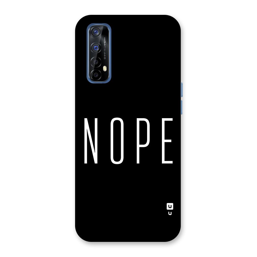 Minimalistic Nope Back Case for Realme Narzo 20 Pro