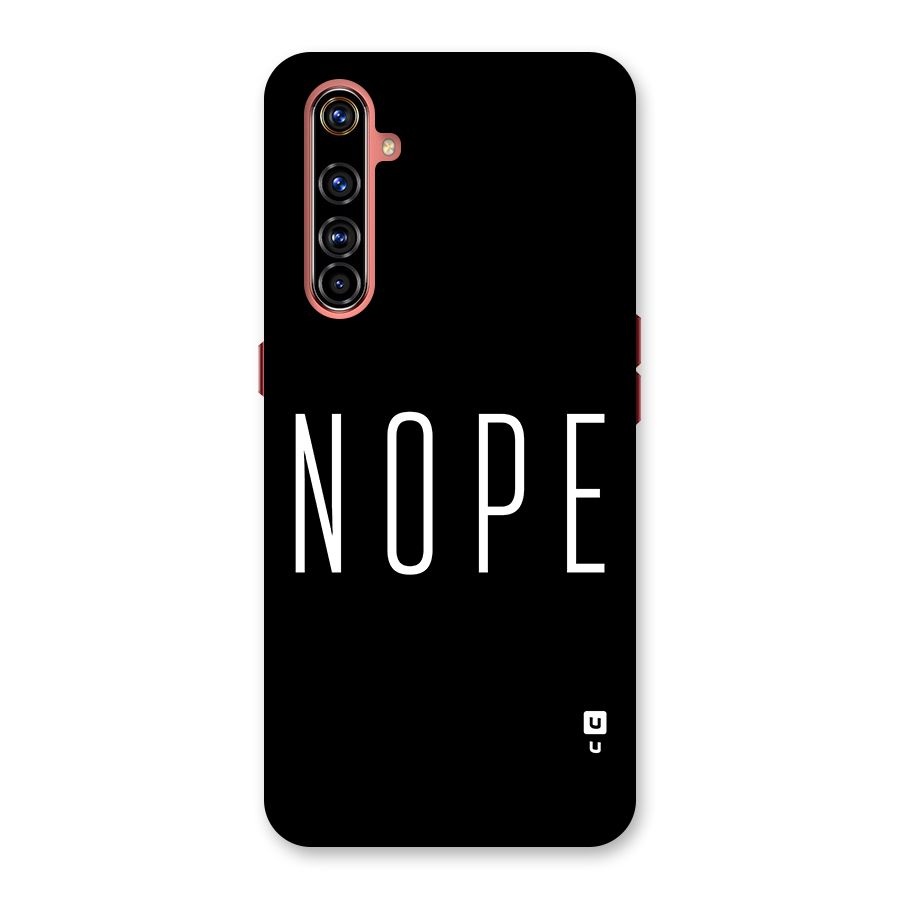 Minimalistic Nope Back Case for Realme X50 Pro