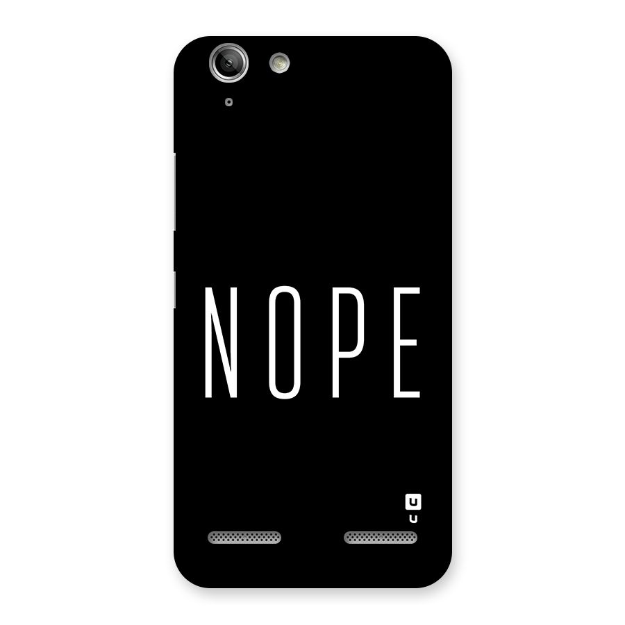 Minimalistic Nope Back Case for Vibe K5