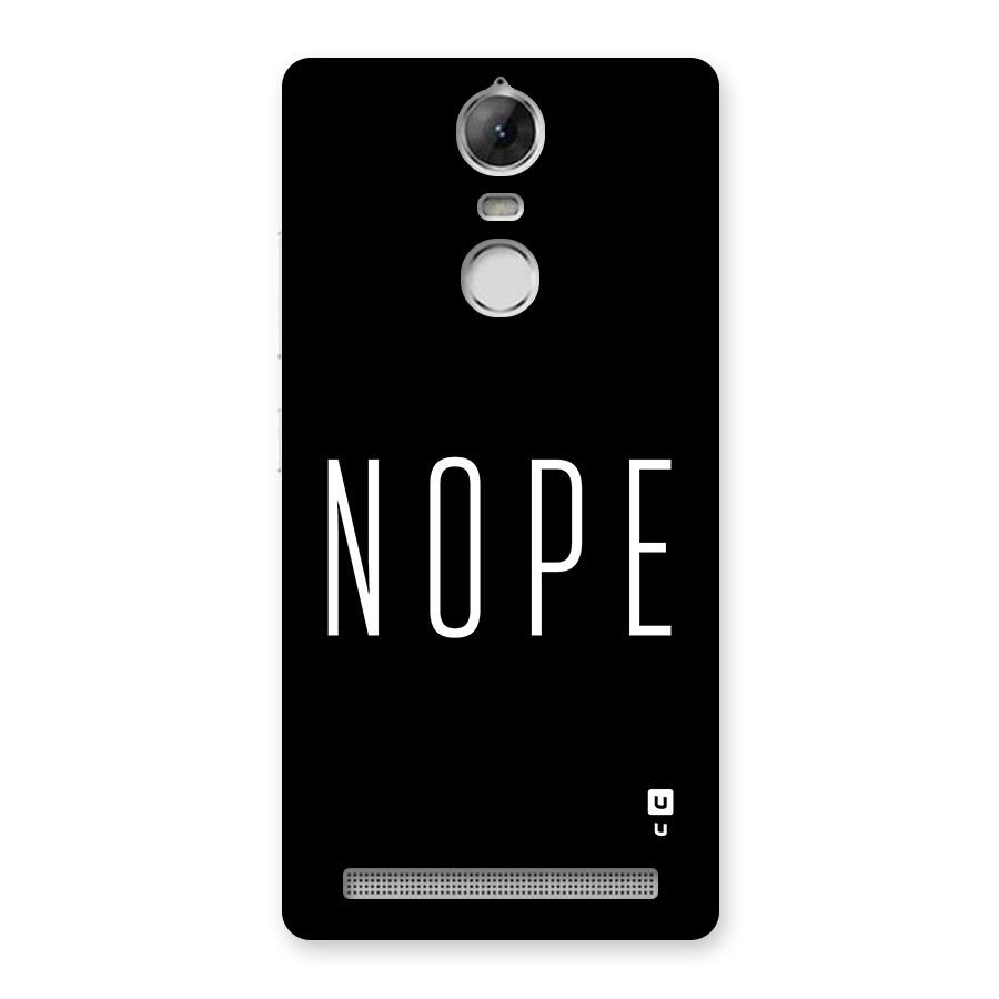 Minimalistic Nope Back Case for Vibe K5 Note