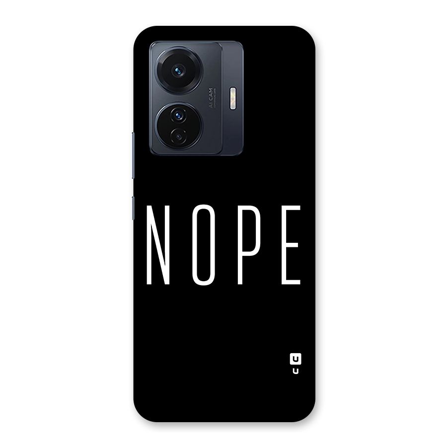 Minimalistic Nope Back Case for Vivo T1 Pro