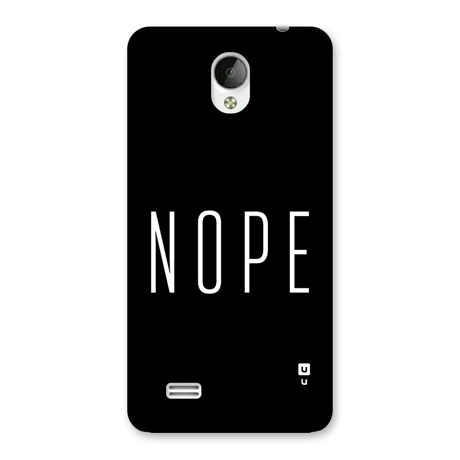 Minimalistic Nope Back Case for Vivo Y21