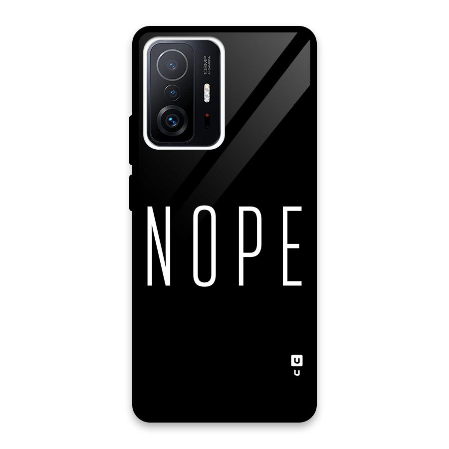 Minimalistic Nope Back Case for Xiaomi 11T Pro