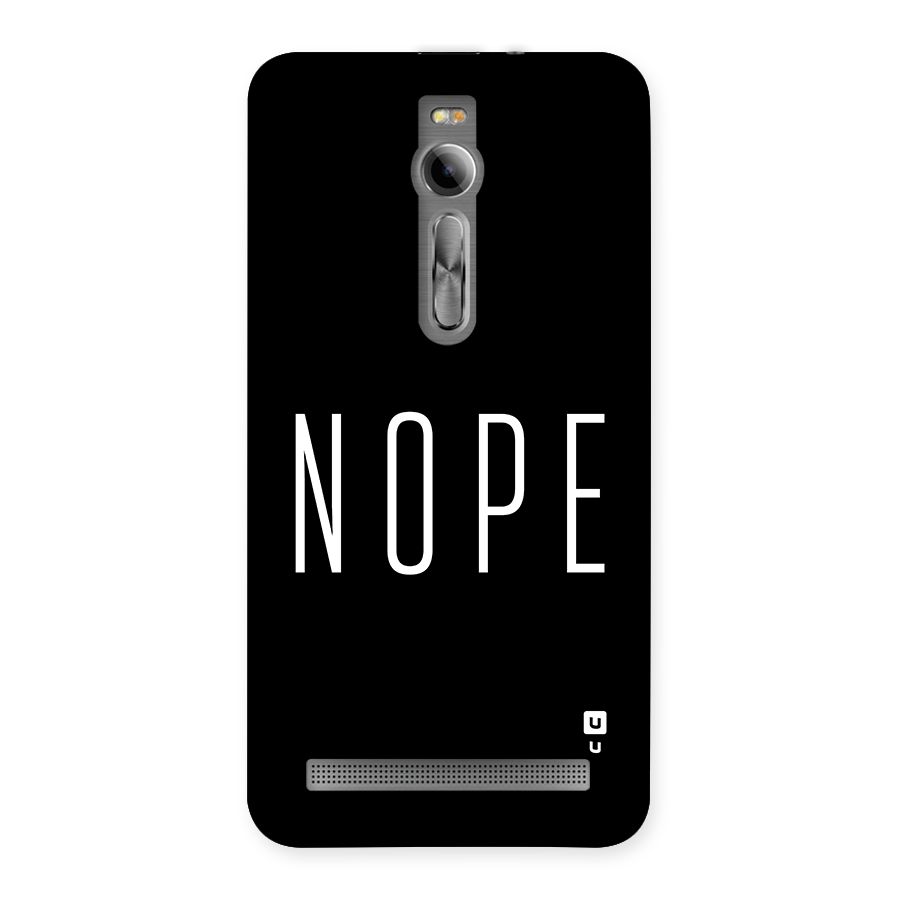 Minimalistic Nope Back Case for Zenfone 2