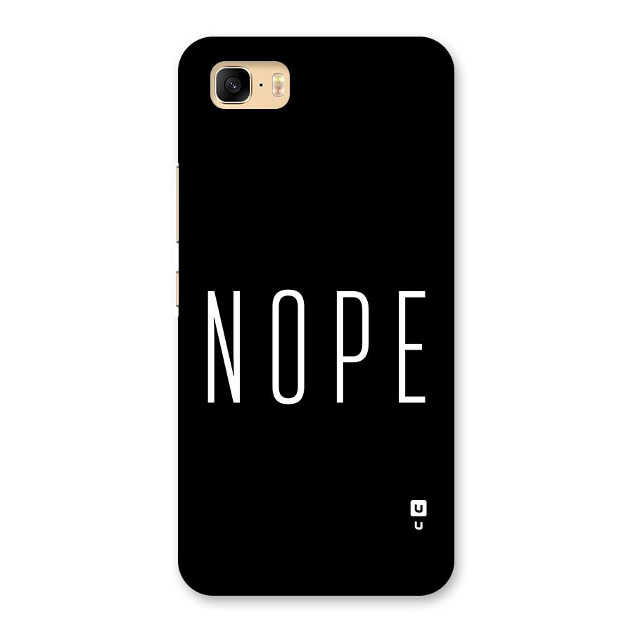 Minimalistic Nope Back Case for Zenfone 3s Max