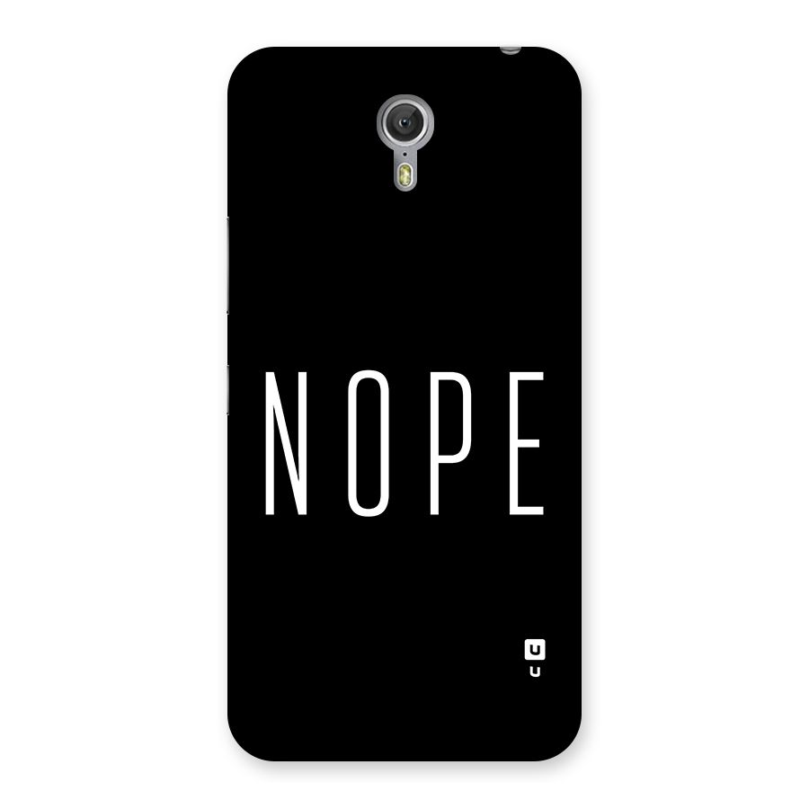 Minimalistic Nope Back Case for Zuk Z1