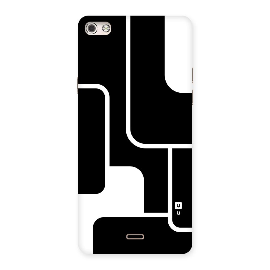 Minimalistic Shapes Back Case for Canvas Silver 5