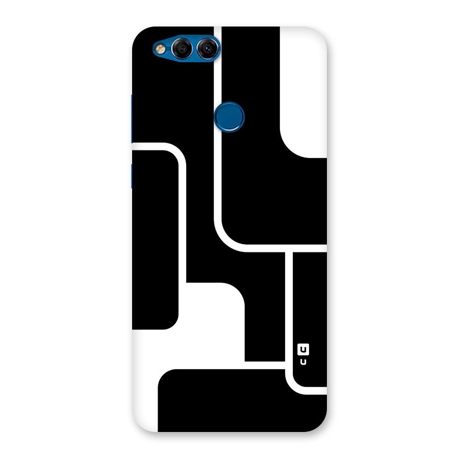 Minimalistic Shapes Back Case for Honor 7X