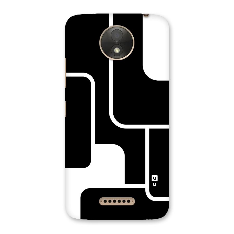 Minimalistic Shapes Back Case for Moto C Plus