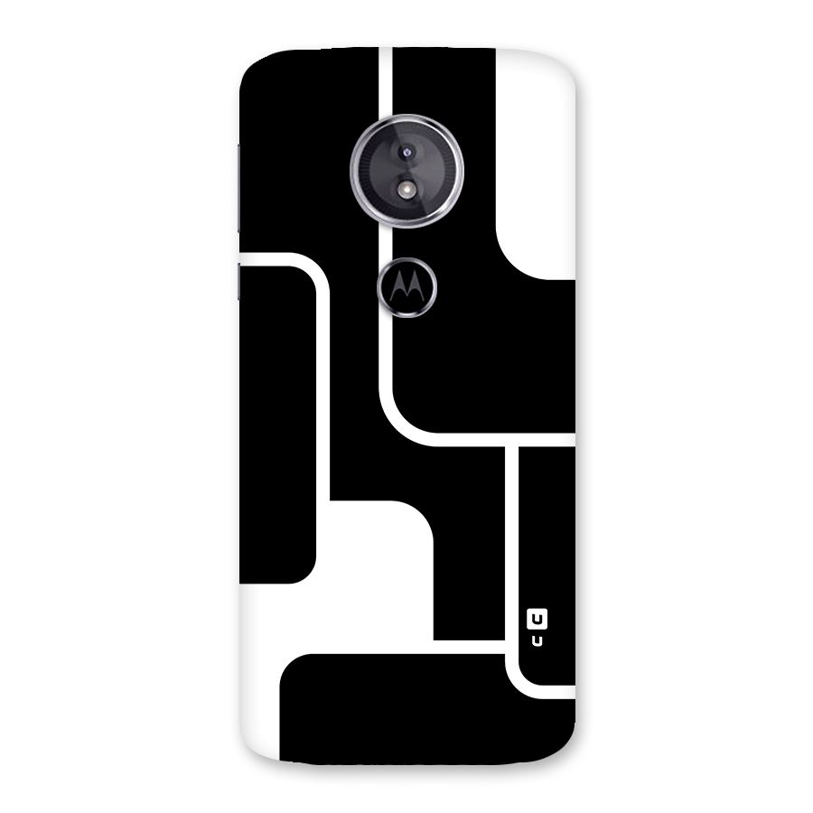 Minimalistic Shapes Back Case for Moto E5