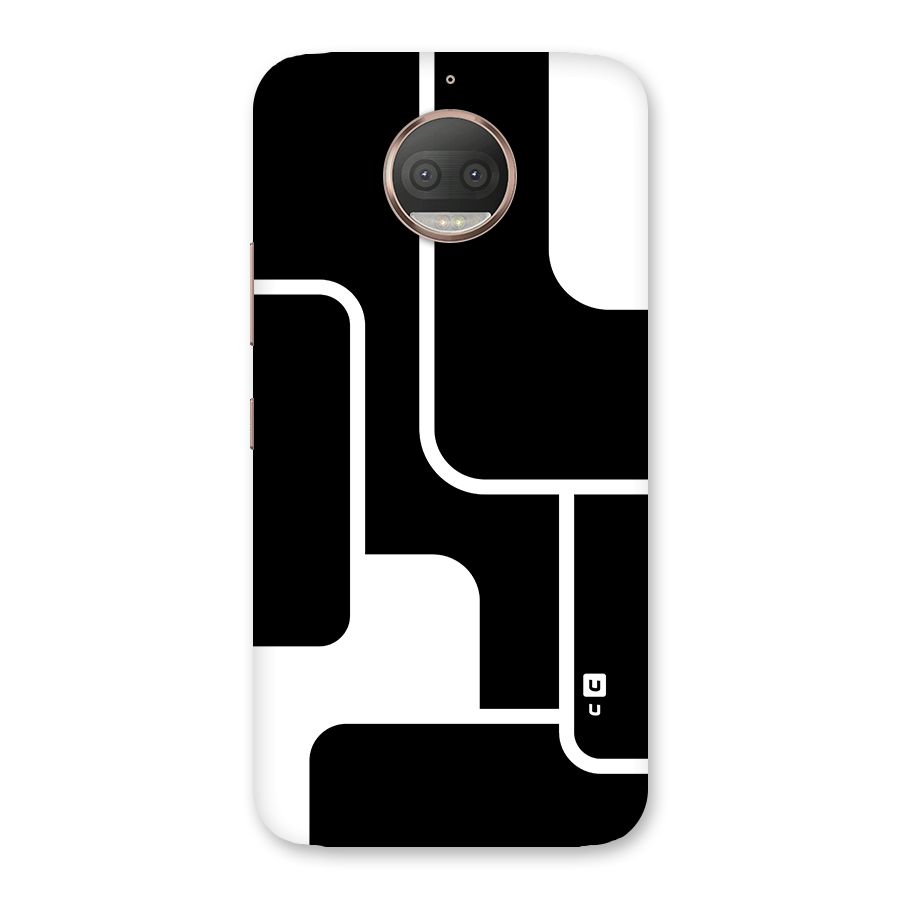 Minimalistic Shapes Back Case for Moto G5s Plus
