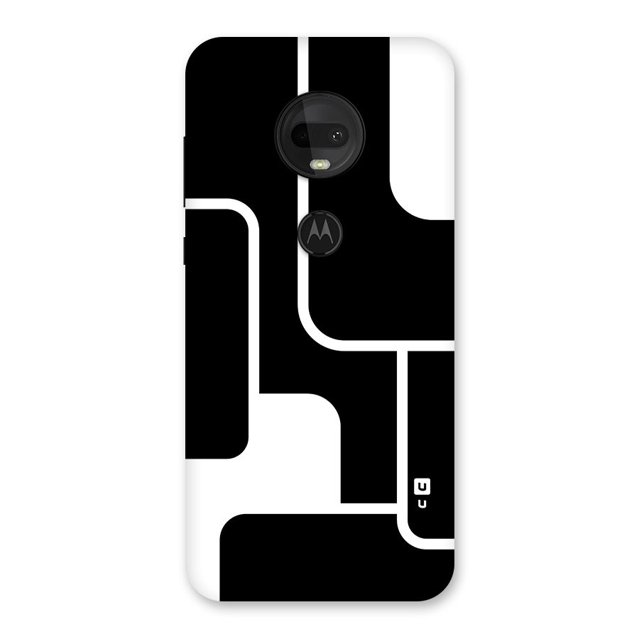Minimalistic Shapes Back Case for Moto G7