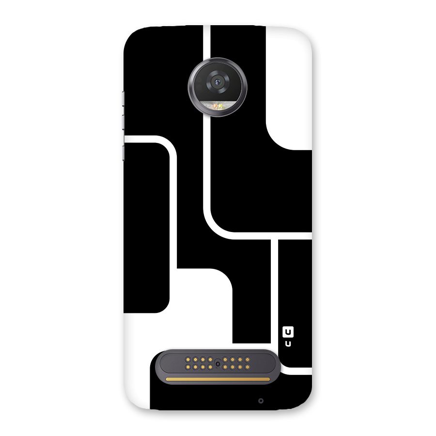 Minimalistic Shapes Back Case for Moto Z2 Play