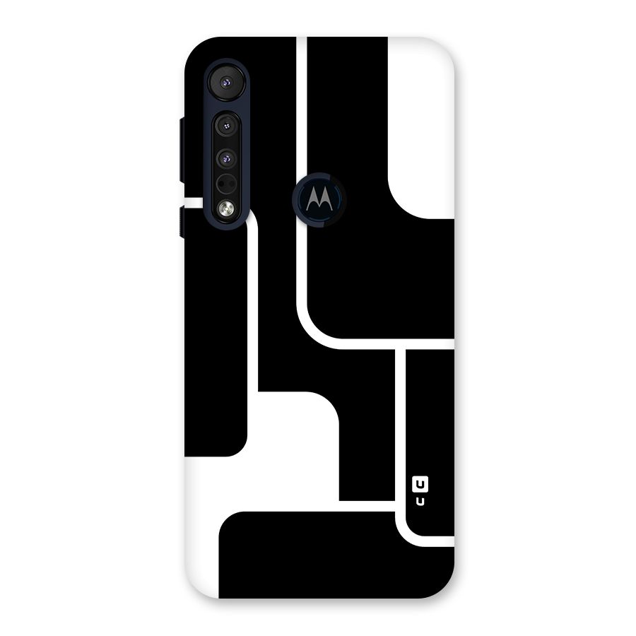 Minimalistic Shapes Back Case for Motorola One Macro