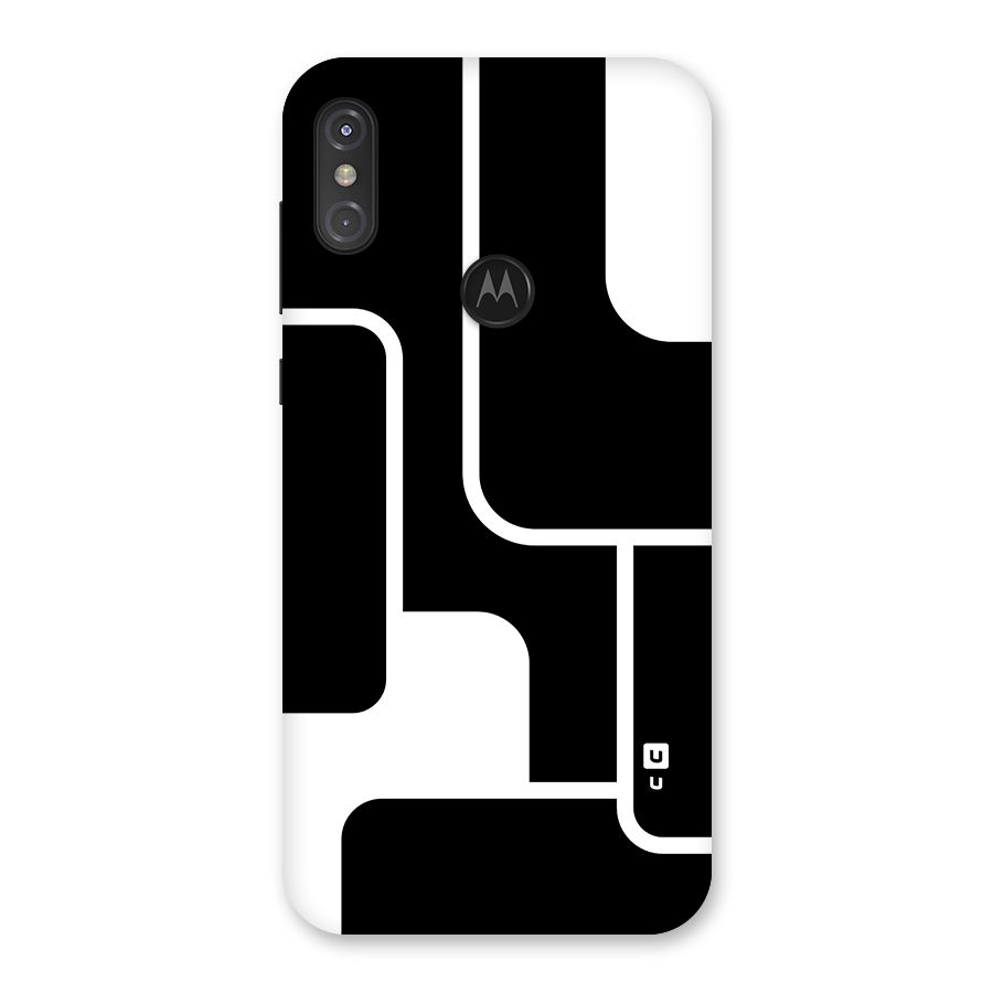 Minimalistic Shapes Back Case for Motorola One Power
