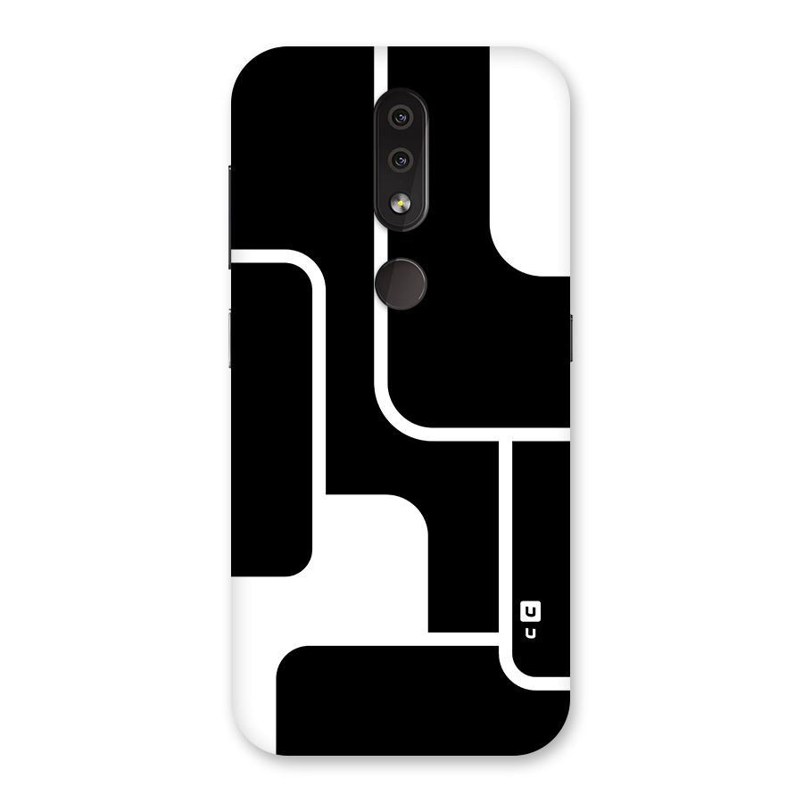Minimalistic Shapes Back Case for Nokia 4.2