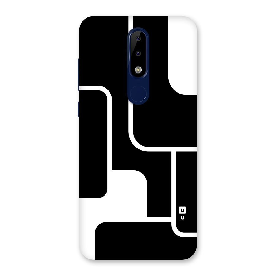 Minimalistic Shapes Back Case for Nokia 5.1 Plus