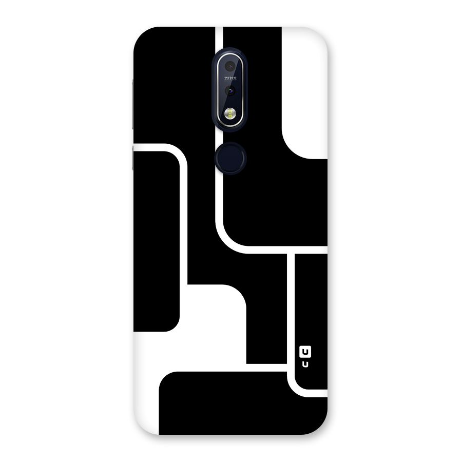 Minimalistic Shapes Back Case for Nokia 7.1