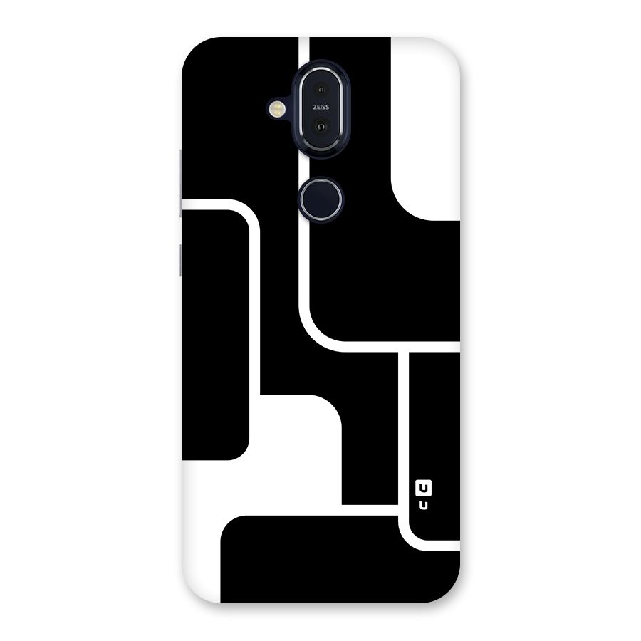 Minimalistic Shapes Back Case for Nokia 8.1