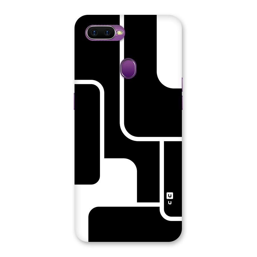 Minimalistic Shapes Back Case for Oppo F9