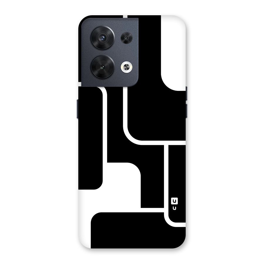 Minimalistic Shapes Back Case for Oppo Reno8 5G