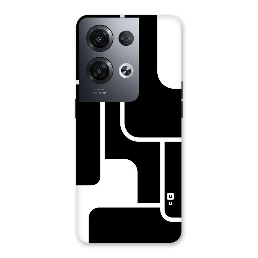 Minimalistic Shapes Back Case for Oppo Reno8 Pro 5G