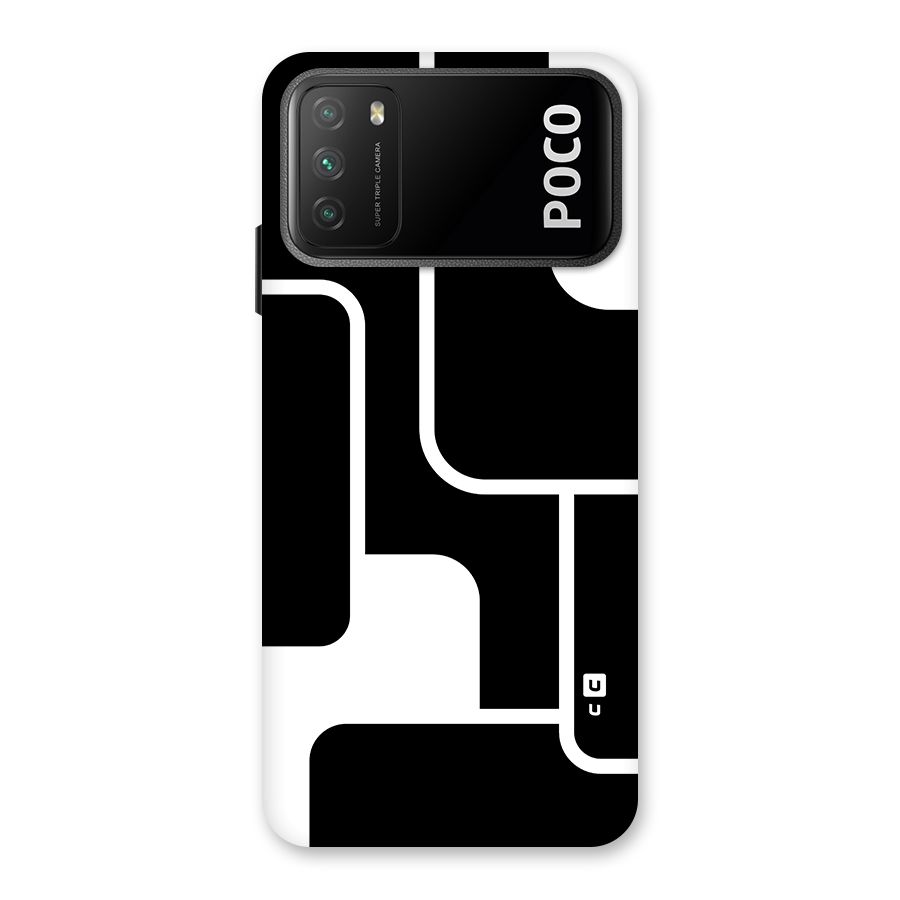 Minimalistic Shapes Back Case for Poco M3