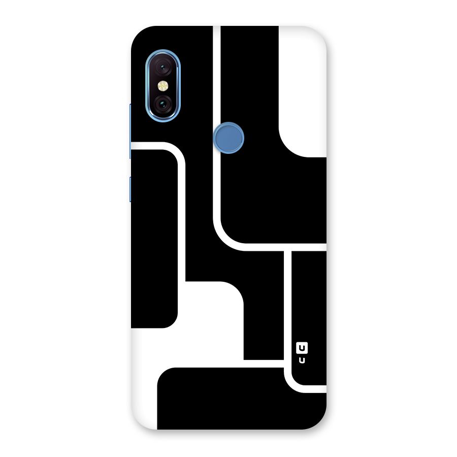 Minimalistic Shapes Back Case for Redmi Note 6 Pro