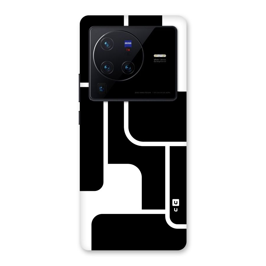 Minimalistic Shapes Back Case for Vivo X80 Pro