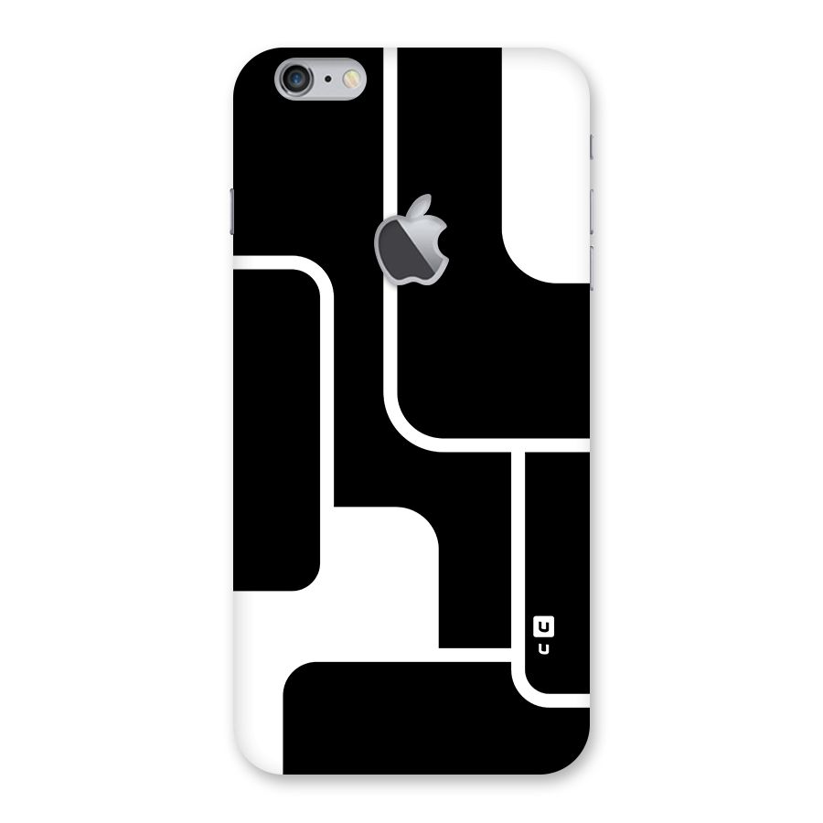 Minimalistic Shapes Back Case for iPhone 6 Plus 6S Plus Logo Cut