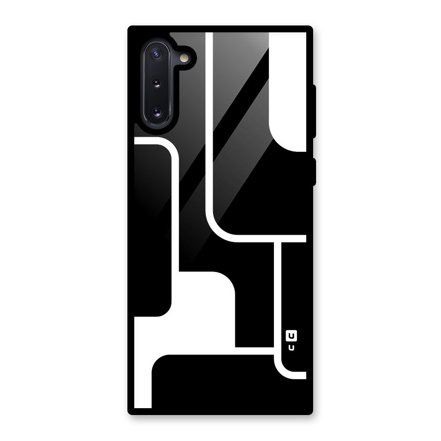 Minimalistic Shapes Glass Back Case for Galaxy Note 10