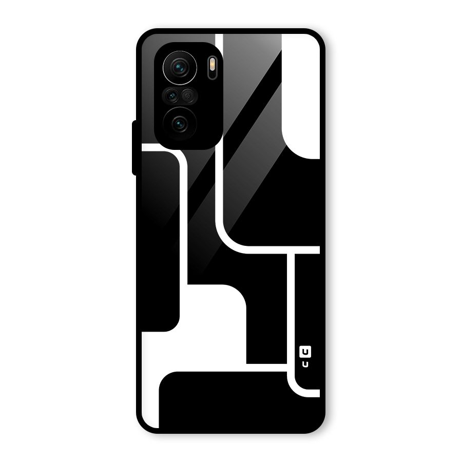 Minimalistic Shapes Glass Back Case for Mi 11X Pro