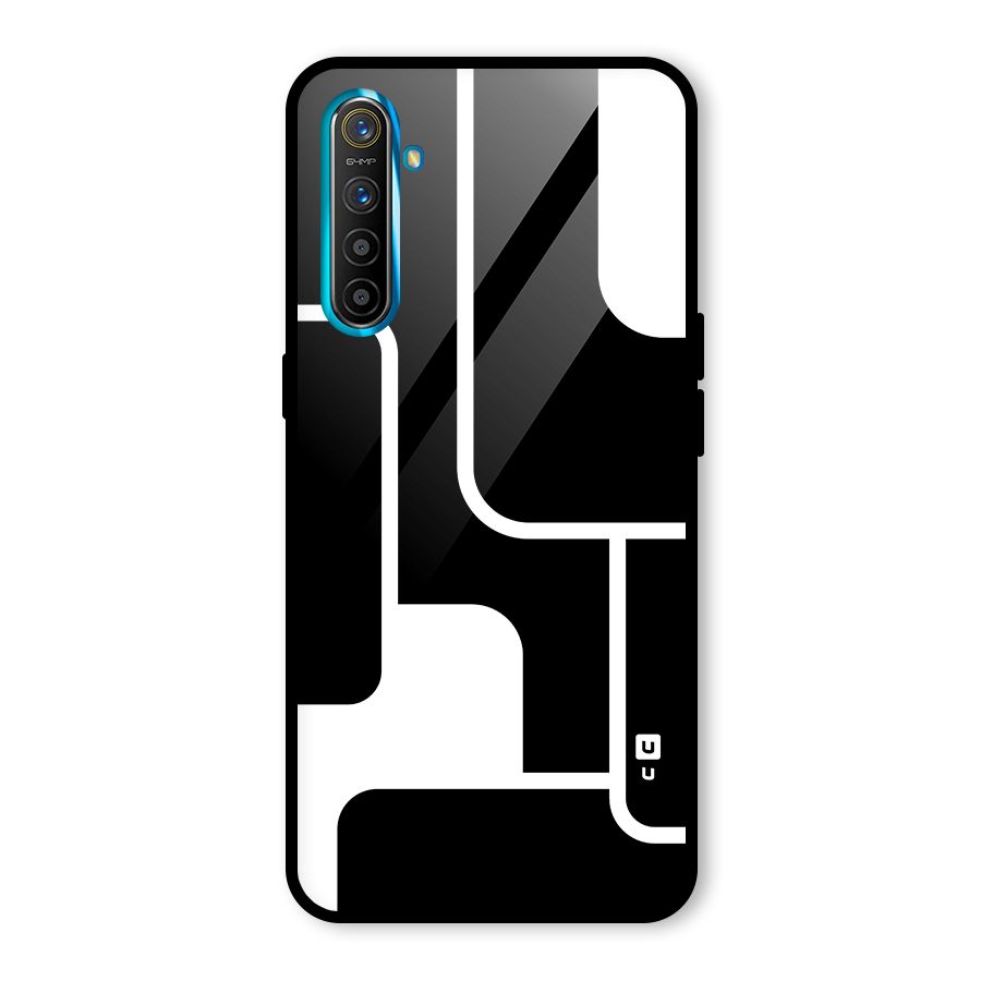 Minimalistic Shapes Glass Back Case for Realme X2