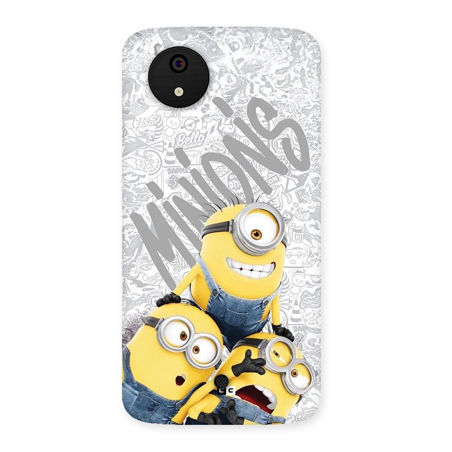 Minions Typo Back Case for Canvas A1  AQ4501