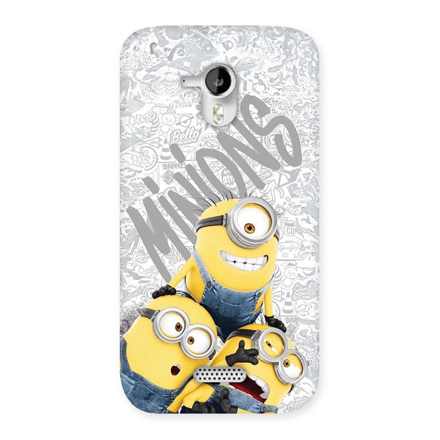 Minions Typo Back Case for Canvas HD A116