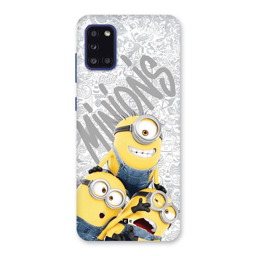 Minions Typo Back Case for Galaxy A31