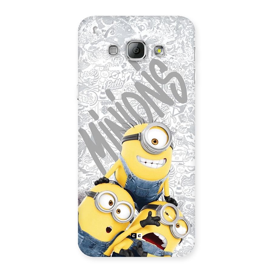 Minions Typo Back Case for Galaxy A8