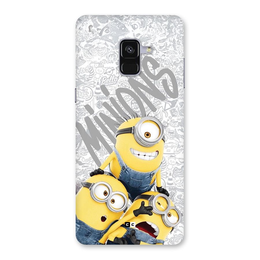 Minions Typo Back Case for Galaxy A8 Plus